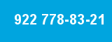 922 778-83-21 922 778-83-21